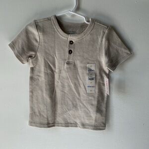 Garanimals Beige Button Down Kids Shirt